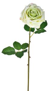 2 Rose Artificiali Aperta Altezza 79 cm Verde