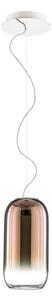 Lampada a sospensione Artemide, Gople Mini, dimmerabile, Bronzo / Ottone anticato, Soggiorno, Vetro, Design