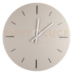 Orologio da parete grande r2 in cristallo acrilico tortora
