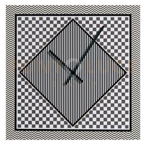 Orologio piccolo decor 35x35 disegno basic in cristallo acrilico de