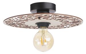 Lampadario a plafone FALCO 1xE27/60W/230V diametro 30 cm beige