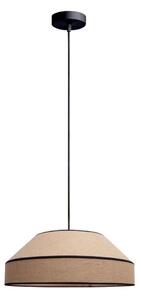 Lampadario a sospensione con filo MANISO 1xE27/60W/230V diametro 45 cm beige