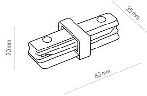 Zuma Line 3041 - Faretto per sistema a binario REFLEKTOR 6xGU10/10W/230V