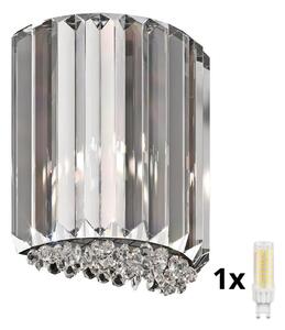 Brilagi - LED Applique di cristallo GLAMOUR 1xG9/42W/230V