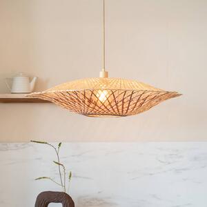 Good & Mojo Lampada a sospensione Madura, dimmerabile, Legno chiaro, Soggiorno / Sala da pranzo, bambù, Design, Lampada a sospensione