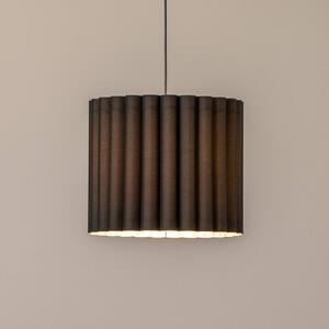 Lampada a sospensione Aria Duolla, dimmerabile, Nero, Soggiorno / Sala da pranzo, Tessuto / Stoffa / Seta, Lampada a sospensione
