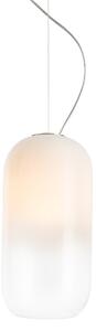 Lampada a sospensione Artemide, Gople Mini, dimmerabile, Bianco, Soggiorno, Vetro, Design