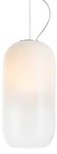 Lampada a sospensione Artemide, Gople Mini, dimmerabile, Bianco, Soggiorno, Vetro, Design
