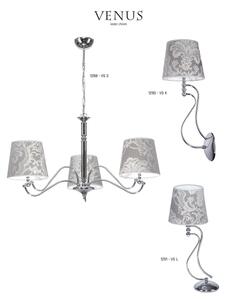 JUPITER 1288-VS3 - Lampada a sospensione VENUS 3xE27/60W