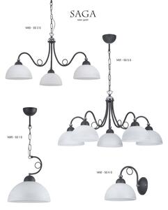 Jupiter 1491 - Lampadario a sospensione con catena SAGA 5xE27/60W/230V
