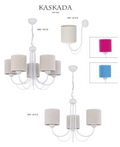 Jupiter 1480 - Lampadario con catena KASKADA 5xE27/60W/230V