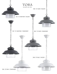 Jupiter 1505 - Lampadario a sospensione con catena TORA 1xE27/60W/230V