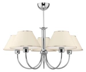 Jupiter 1580 - BG 5 CH - Lampadario a sospensione con supporto rigido BEGAMO 5xE27/60W