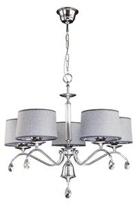 Jupiter 1604 - EG 5 CH - Lampadario di cristallo EGIDA 5xE27/60W