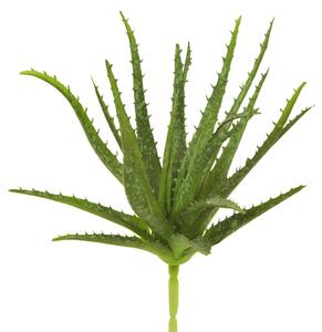 3 Piante Artificiali Aloe Altezza 24 cm Verde