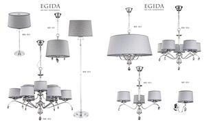 Jupiter 1605 - EG 6 CH - Lampadario di cristallo EGIDA 6xE27/60W