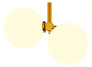 Jupiter 1918 - Lampadario su palo LUNA 2xG9/40W/230V ottone/nero