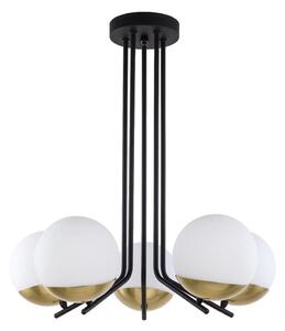 Jupiter 1720 - Lampadario a sospensione SANTA 5xE14/40W/230V ottone
