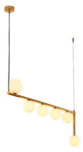 Jupiter 1922 - Lampadario a sospensione con filo TAIDA 6xG9/40W/230V ottone