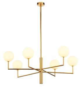 Jupiter 1930 - Lampadario su palo FEME 6xG9/40W/230V ottone