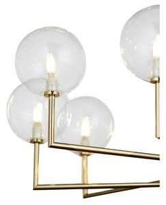 Jupiter 1976 - Lampadario a sospensione con supporto rigido FEME 10xG9/10W/230V oro