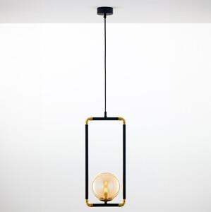 Jupiter 2024 - Lampadario a sospensione con filo ZAFRA 1xG9/10W/230V nero/oro/beige