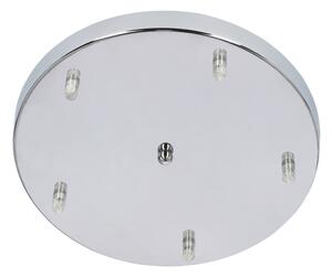Lampadario a sospensione con filo MARINA 5xE27/60W/230V cromo