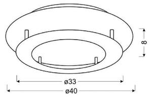 Plafoniera LED MERLE LED/18W/230V