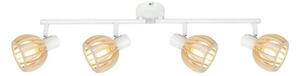 Faretto ATARRI 4xE14/25W/230V bianco/beige