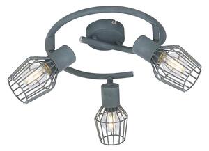 Luce Spot VIKING 3xE14/40W/230V grigio