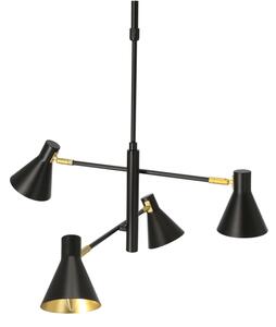 Lampadario a sospensione con supporto rigido LESS 4xE14/40W/230V