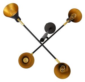 Lampadario a sospensione con supporto rigido LESS 4xE14/40W/230V
