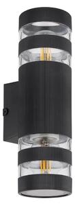 Globo 78260S - Applique da parete HAYES 2xE27/10W/230V nero