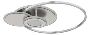 Globo 68278-24 - LED dimmerabile plafoniera BELTRAN LED/24W/230V argento + telecomando