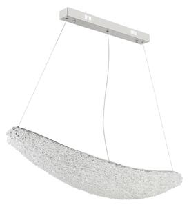 Globo 68524-40 - Lampadario LED dimmerabile su cavo KRISTALLA LED/40W/230V cromo lucido + telecomando
