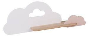 Applique LED per bambini con mensola CLOUD LED/5W/230V bianco/rosa