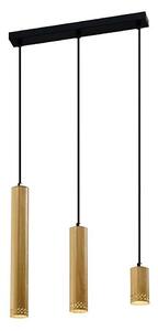 Lampadario su filo TUBO 3xGU10/25W/230V legno