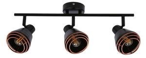 Faretto NERIA 3xE14/40W/230V nero/rame