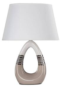 Lampada da tavolo ROMANO 1xE27/60W/230V bianco/beige