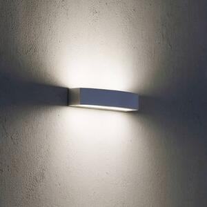 IDEAL LUX Applique da esterni Andromeda, dimmerabile, Alluminio / Grigio / Zincato, Bagno, Alluminio, Moderno, Applique da esterni