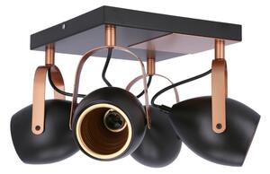 Faretto ANICA 4xE14/40W/230V nero/rame