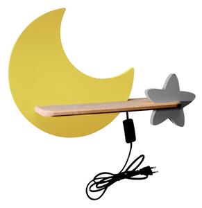 Applique LED per bambini con mensola MOON LED/5W/230V