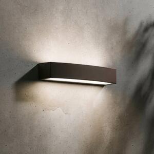 IDEAL LUX Applique da esterni Andromeda, dimmerabile, Marrone / Ruggine, Bagno, Alluminio, Moderno, Applique da esterni