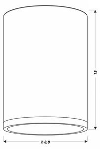 Plafoniera LED TUBA LED/9W/230V