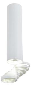 Lampadario a plafone TUBA 1xGU10/50W/230V bianco