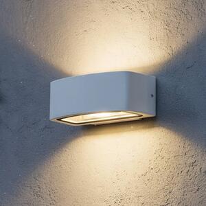 IDEAL LUX Applique da esterni Andromeda, dimmerabile, Bianco / Opale, Bagno, Alluminio, Moderno, Applique da esterni
