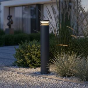 IDEAL LUX Lampioncino da giardino Boeing, Nero, Metallo, Lampada LED da esterni