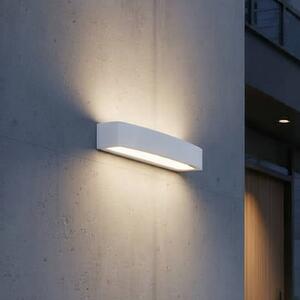 IDEAL LUX Applique da esterni Andromeda, dimmerabile, Bianco / Opale, Bagno, Alluminio, Moderno, Applique da esterni