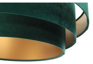 Lampadario su corda TRINITI 1xE27/60W/230V verde/oro