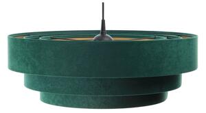 Lampadario su corda TRINITI 1xE27/60W/230V verde/oro
